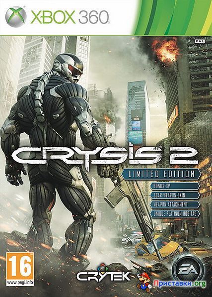 Скачать Crysis 2: Limited Edition (2011) XBOX360 с помощью Torrent+OS свободного доступа к прочтению, изучению: картинки отзывов от роизводителя контента