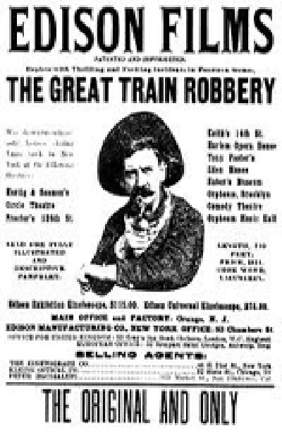 Картинка Фильмы Большое ограбление поезда / The Great Train Robbery (1903) DVDRip